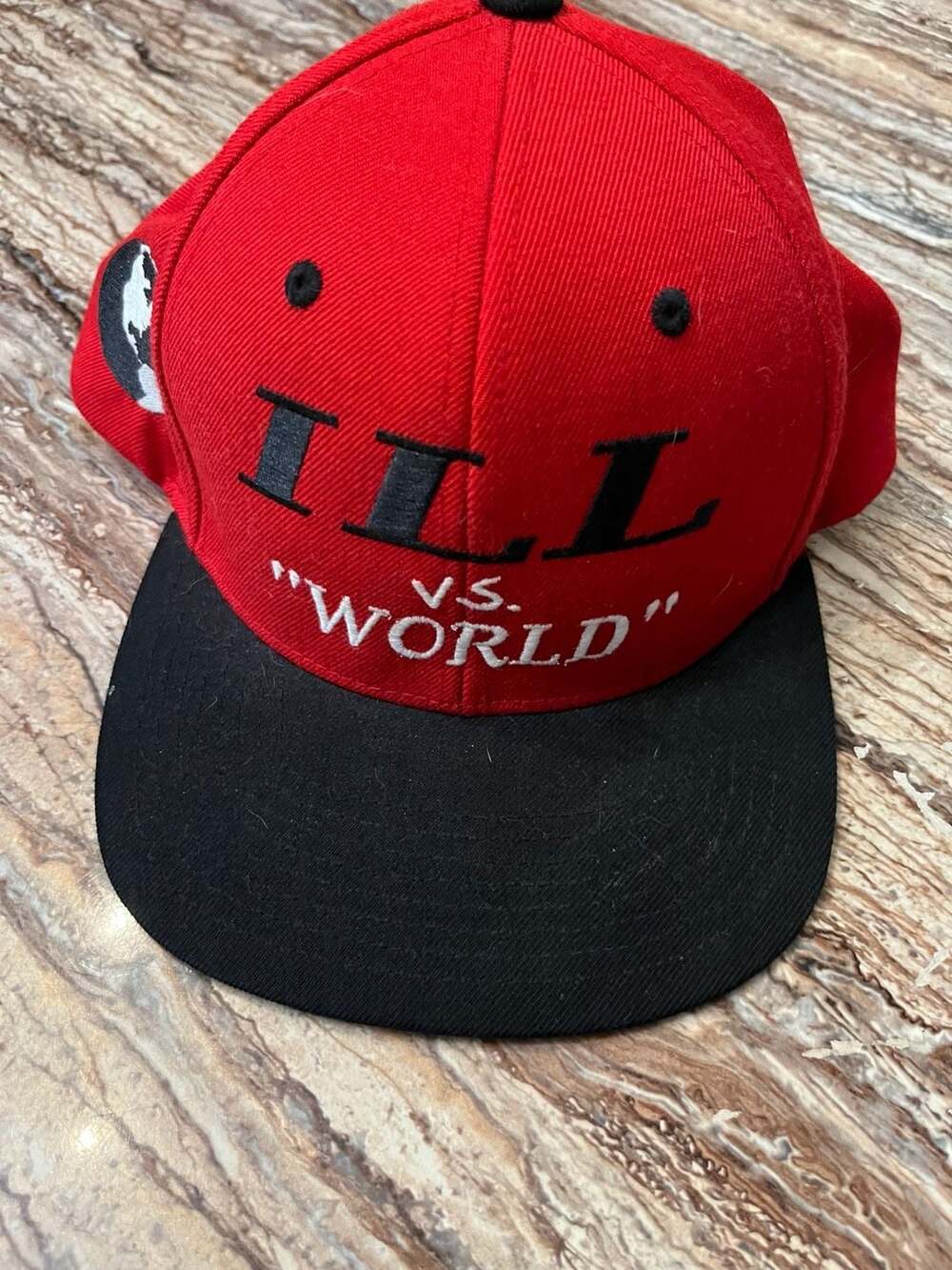 Lids 'Ill vs. World' Red and Black Snapback Hat